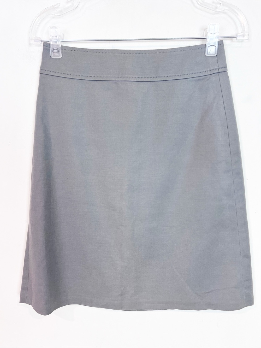 BANANA REPUBLIC GRAY A-LINE SKIRT SZ 00P